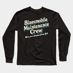 Bluesmobile Maintenance Crew Long Sleeve T-Shirt